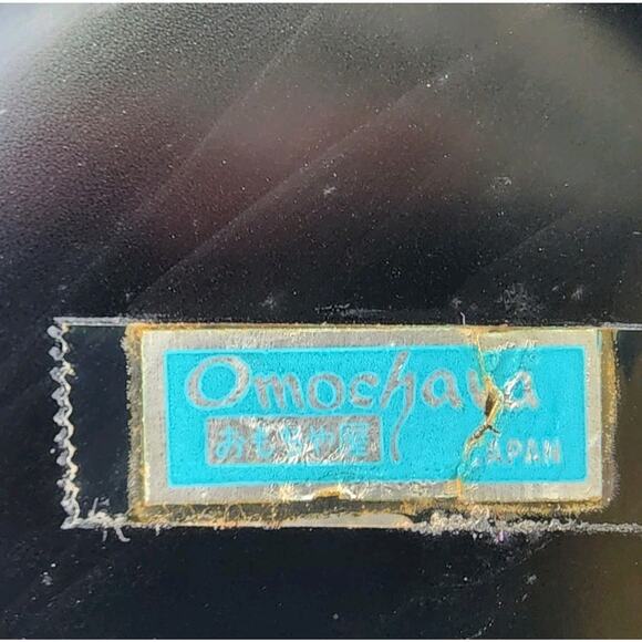 Set Of 2 Lacquer Square Plate Dishes Omachang Double Flying Crane Bamboo Asian - Picture 2 of 7